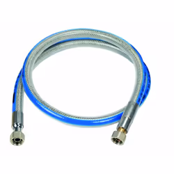 Garantie à vie (remplacement du flexible). Equipé d'un raccord tournant anti-torsion, anti-arrachement et anti-desserrage Typ ...