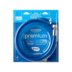 Gazinox - Flexible Inox Gaz Naturel Validité Illim. Garantie à Vie,1.5M Masterinox Premium