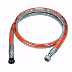 Garantie à vie (remplacement du flexible). Equipé d'un raccord tournant anti-torsion, anti-arrachement et anti-desserrage Typ ...