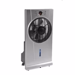 KitchenChef WCF-03R, Ventilateur à lame domestique, Argent, Sol, Boutons, Rotatif, 2,5 L, LCD