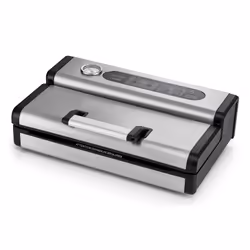 KitchenChef VS5800, Noir, Acier inoxydable, 0,9 mbar, Étanchéité sous vide, Acier inoxydable, 15 l/min, 130 W