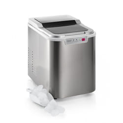 KitchenChef YTE_005B1 machine à glaçons Machine à glaçon portable 12 kg/24h 140 W Acier inoxydable