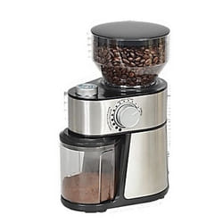 KitchenChef KSMC265230B appareil à moudre le café 200 W Noir, Acier inoxydable
