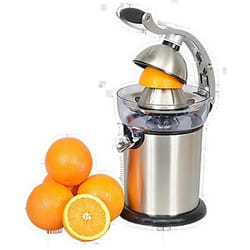 KitchenChef KSPA363172 presse-agrumes Acier inoxydable Noir, Acier inoxydable