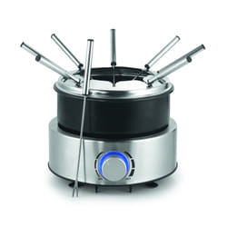KitchenChef KS.FOND8800IX service à fondue 1,8 L Noir, Acier inoxydable 8 personne(s)