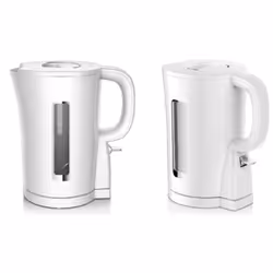 KitchenChef KSBOUIL17BLANC, 1,7 L, 2200 W, Noir, Indicateur de niveau d'eau, Filtrage