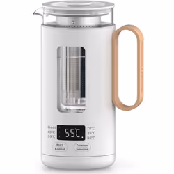 Bouilloire-théière Naturamix TEAZENEVOLUTION élégante, compacte et simple d'utilisation ! Avec sa petite contenance 0,5 litre ...