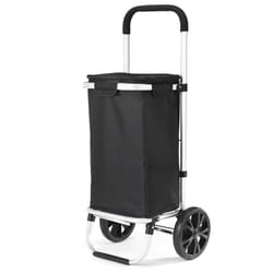 Kitchen chef - poussette de marché 2 roues 42l noir - easypouss max