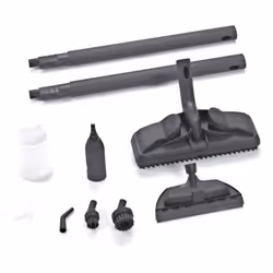 KitchenChef Vapor Net Easyclean 1500 Nettoyeur vapeur traineau 1,2 L 1500 W Noir, Blanc