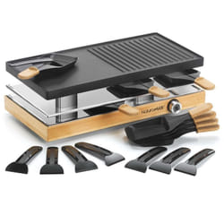 Naturamix - Appareil à raclette 8 personnes 1200w gril RAC.WOOD-8