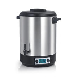 KitchenChef KCPST45XXL stérilisateur vapeur et autoclave 2500 W Générateur de vapeur de désinfection Noir, Acier inoxydable 45 L
