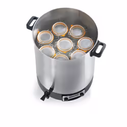 KitchenChef KCPST45XXL stérilisateur vapeur et autoclave 2500 W Générateur de vapeur de désinfection Noir, Acier inoxydable 45 L