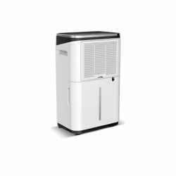KitchenChef DSH25L déshumidificateur 6,5 L 45 dB 395 W Noir, Blanc