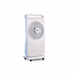 KitchenChef VLB.LOTUS, Ventilateur vertical domestique, Bleu, Blanc, Sol, 60 dB, 2040 m³/h, Tactile