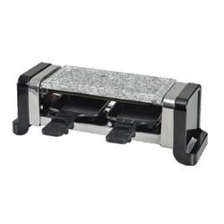 KitchenChef GR202-350N raclette 350 W Noir, Acier inoxydable