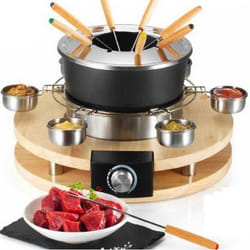 KitchenChef KCWOOD.FOND.8 appareil à fondue, raclette et wok 2,7 L 8 personne(s)