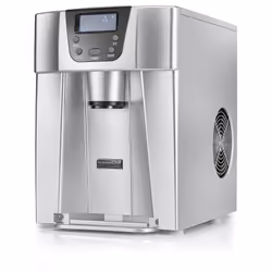 KitchenChef HBZ12EAU machine à glaçons Machine à glaçon portable 12 kg/24h 140 W Argent