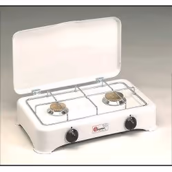 KitchenChef 5326C, Blanc, Comptoir, Gaz, Émaillé, 2 zone(s), 2 zone(s)