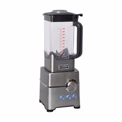 KitchenChef Naturamix, Mélangeur de table, 3 L, Fonction d'impulsion, Pileur de glace, 2000 W, Gris