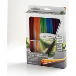 Mélangeurs à cocktails - MASTRAD - F01156 - Lot de 6 - 3 en 1 - Couleurs assorties