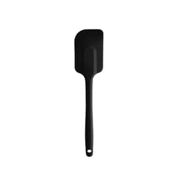Mastrad - Spatule Cuisson en Silicone Noir - Pour Racle, Mélange et Étale - Résiste à 300°C Sans Rayures