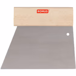 Spatule pour déposer colle avant la pose d’un sol plastique Lame acier Légère et maniable Cette spatule en acier vous servira ...