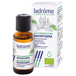 Ladrôme Huile Essentielle Ravintsara (Cinnamomum camphora ct 1,8-cineol) Bio 30 ml