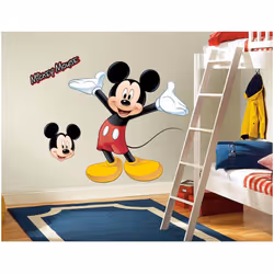 Sticker géant Mickey Mouse Disney Collection 100% officiel Disney Mickey Mouse Disney Décorez la chambre de votre petit coeur ...