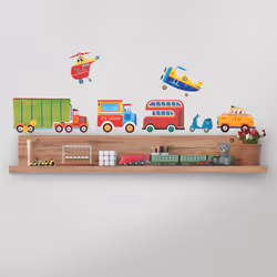 Stickers - Camions De Transport - Hauteur 45,7 cm Retrouvez cet ensemble de stickers muraux à coller. Ces stickers sont parfa ...