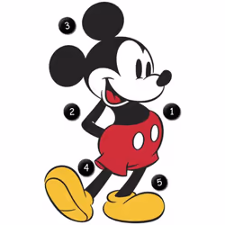 Stickers Mickey Mouse Licence Disney Junior. Décorez la chambre Mickey de votre enfant en quelques minutes !! Ce stickers, à  ...