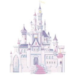 Roommates - Stickers Château Belle au bois Dormant Princesse Disney 83x107cm