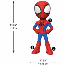 Stickers mural Amazing Spider-man debout Exploitez vos pouvoirs avec ces stickers muraux géants sous licence officielle Spide ...