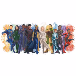Sticker géant Marvel Eternals (Les Eternels) repositionnable - 91 x 43 cm Licence officielle Marvel Eternals (Les Eternels) s ...