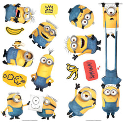 Roommates - Stickers repositionnables - Les Minions : La Montée de Gru - 17 cm x 9 cm
