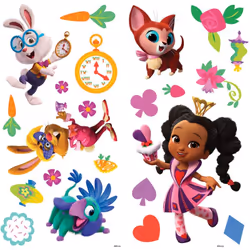 Stickers repositionnables - Alice et la Pâtisserie des Merveilles - 20 cm x 30 cm Retrouvez cet ensemble de stickers muraux à ...