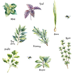 Stickers - Herbes - Hauteur 22,9 cm