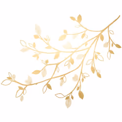 Stickers - Branches De Feuilles D'Or - Hauteur 92,71 cm Retrouvez cet ensemble de stickers muraux à coller. Ces stickers sont ...