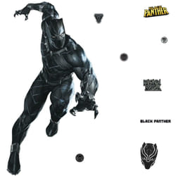 Roommates - Sticker géant repositionnable Black Panther marvel Disney- 121,2 cm x 77,7 cm