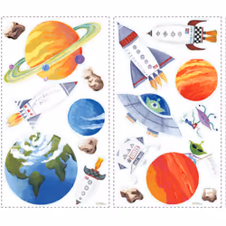 Stickers - Espace Extra-Atmosphérique - Hauteur 45,7 cm Retrouvez cet ensemble de stickers muraux à coller. Ces stickers sont ...