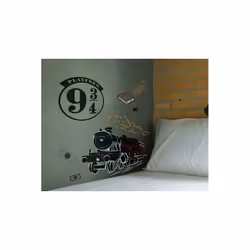Sticker mural géant Train Poudlard Express Harry Potter Exploitez vos pouvoirs avec ces stickers muraux sous licence officiel ...