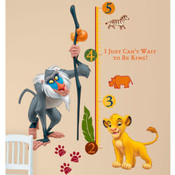 Roommates - Stickers géant Toise Le Roi Lion Disney