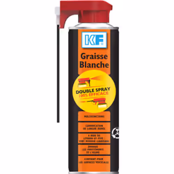 Graisse blanche multifonctions KF double spray 650 ml - 6500