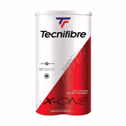 Bipack de 4 balles - TECNIFIBRE - X-ONE - Blanc - Mixte - Tennis