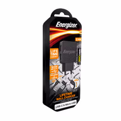 Energizer AC2BEULCMM, Extérieure, Secteur, 2,4 A, 1,2 m, Noir