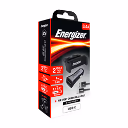 Energizer CKITB2CC23, Mobile/smartphone, Support passif, Voiture, Noir