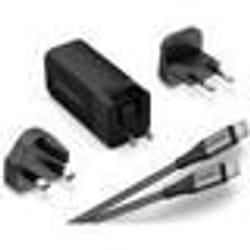 Chargeur Rapide 65W - ENERGIZER - USB-A et USB-C - 3 Prises EU/US/UK - Noir - Charge automatique