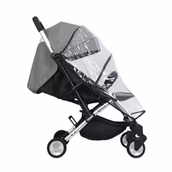 Renolux Lynx Griffin, Ciel de lit, Poussette classique, unisexe, Roues pleines, Pliable, Noir, Gris