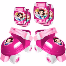 DISNEY PRINCESSES Set Patins a Roulettes avec Coudieres/Genouilleres
