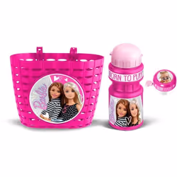 Set ludique comprenant une Corbeille + un bidon + une sonnette - MATTEL - BARBIE