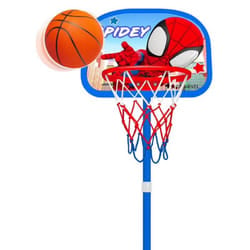 Marvel Panier de Basket Enfant SPIDEY sur Pied Ajustable 122-155cm - Idée Cadeau Jouet d'Extérieur